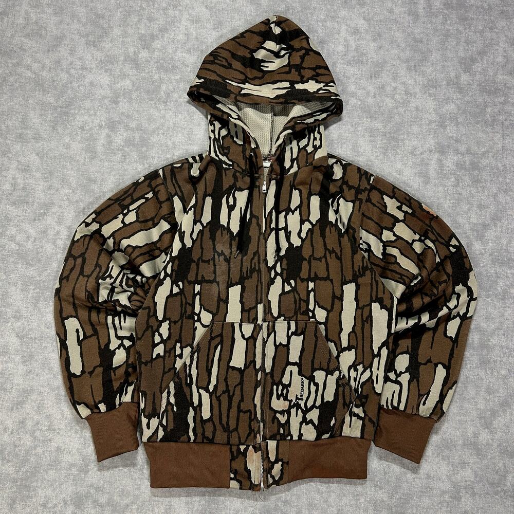 Men's Brown Camouflage Performance Hoodie Jacket